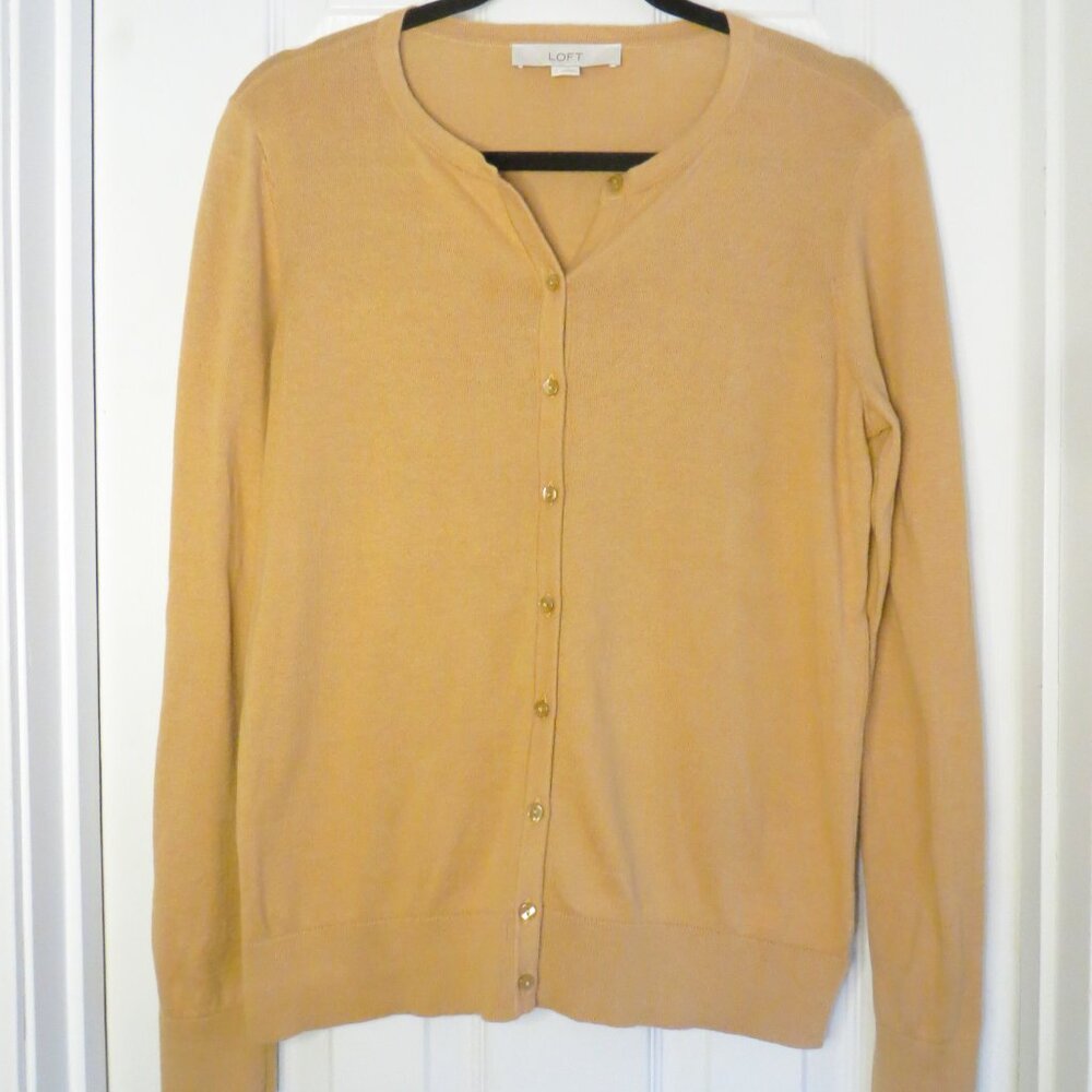 Loft Modern Crew Neck Cardigan